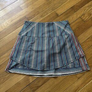 Lucky In Love Women's Skorts Blue Geometrical Tennis Golf Size S